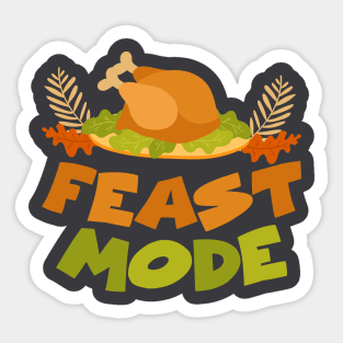 thanksgiving feast Sticker